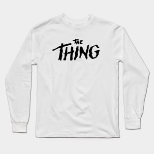 THE THING black logo Long Sleeve T-Shirt